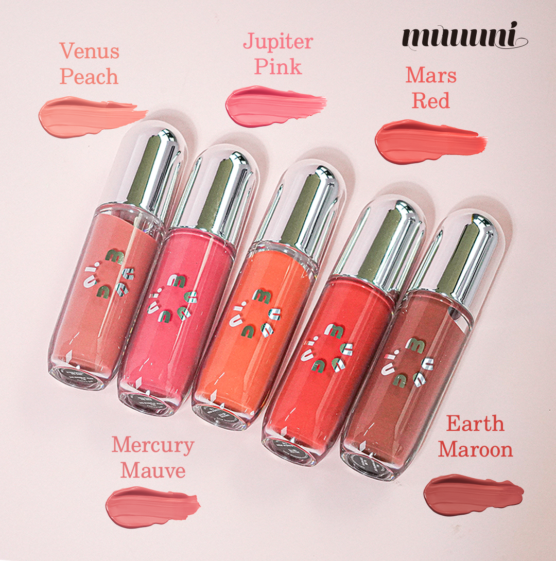 piyonna Muuuni Water Wrapping Tint Mars Red Maquillage Lèvres Encre à lèvres