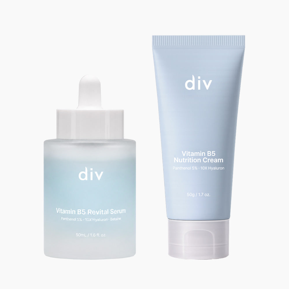 piyonna Vitamin B5 Hydrating Nourishing Double Care (Serum 50ml + Cream 50g) Soins visage Sérum