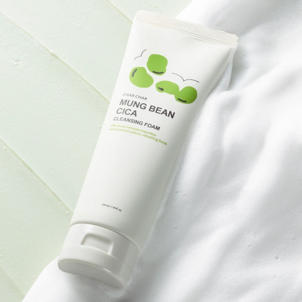 piyonna Rice Cream Cleansing Foam and Cica Mung Bean Cleansing Foam 220ml Soins visage Démaquillage Mousse nettoyante