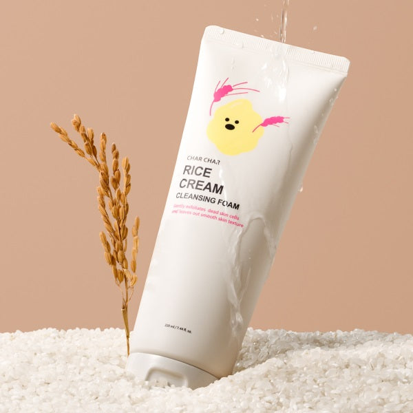 piyonna Rice Cream Cleansing Foam and Cica Mung Bean Cleansing Foam 220ml Soins visage Démaquillage Mousse nettoyante