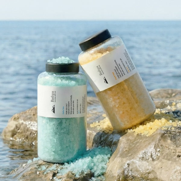 piyonna Bath Salt for Bathing and Foot Soak 1200g Cheveux & Soins corps Soin du corps Produit de bain