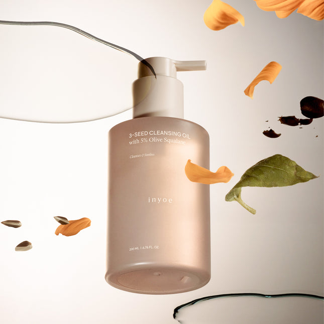 piyonna Inyoe Olive Squalane 3 Seed Cleansing Oil 200ml Soins visage Démaquillage Huile dém.