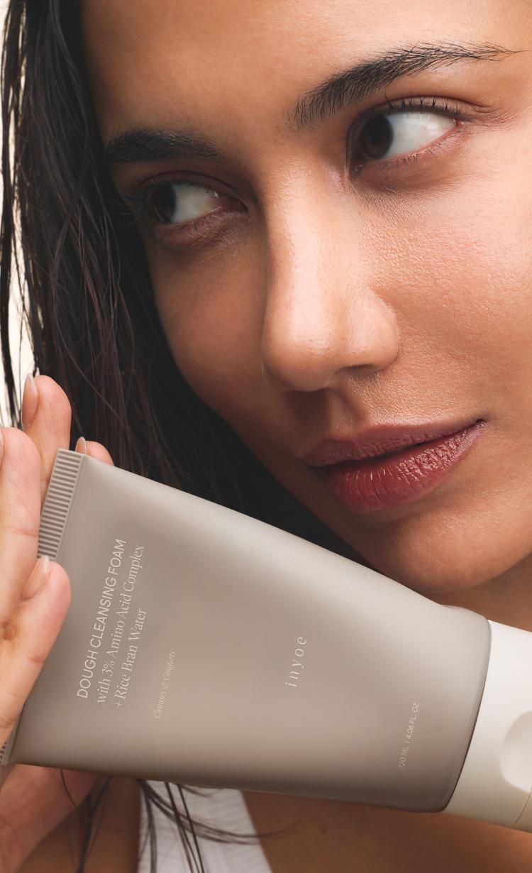 piyonna Inyoe Amino Acid Rice Dough Cleansing Foam 120ml Soins visage Démaquillage Mousse nettoyante