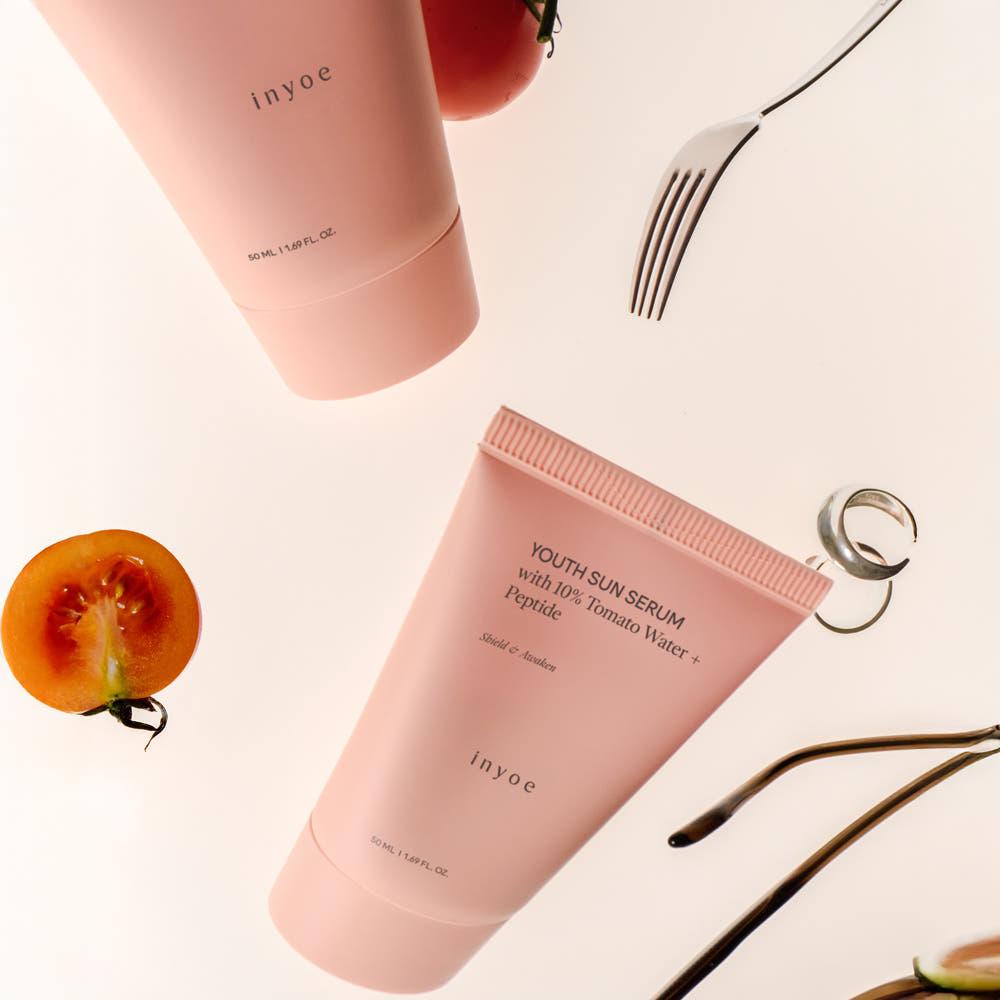 piyonna Inyoe Tomato Peptide Youth Sun Serum 50ml Solaire Crème solaire