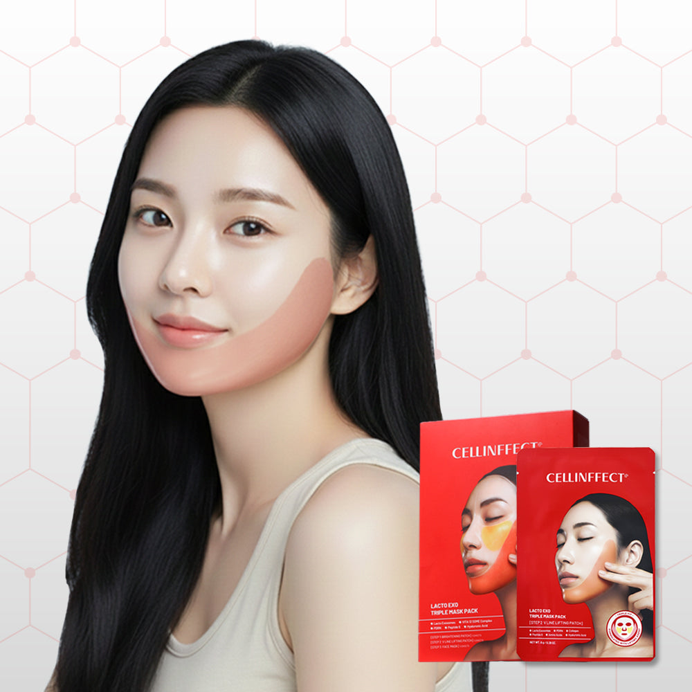 piyonna Cellinfect Lactoexo Lifting Patch Lacto Exosome 100 Million Contour Patch Double Chin Care Soin de la peau Masque Patch visage