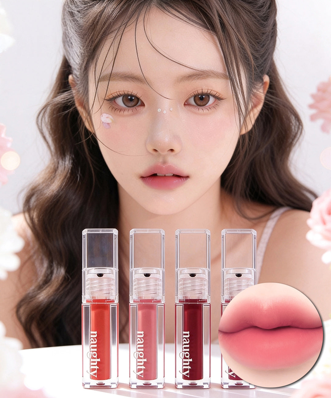 piyonna Matte Bloom Tint Mini 4 Colors Makeup Lip Makeup Lip Tint