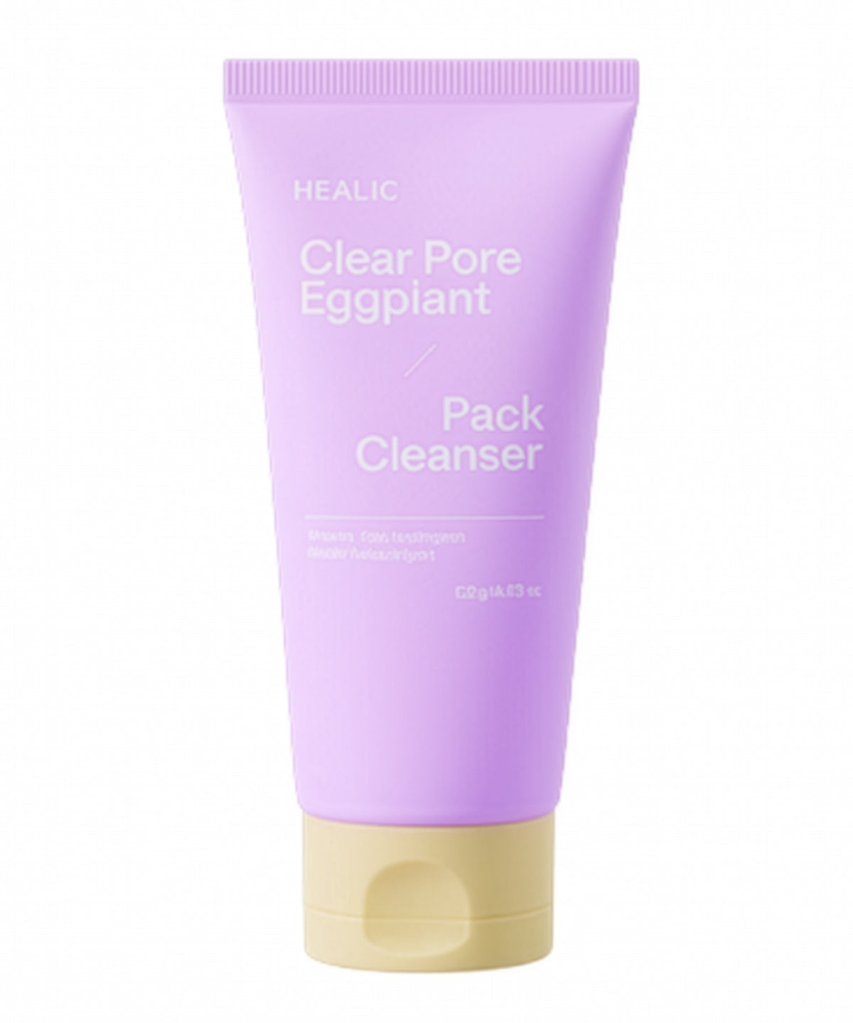piyonna Healic Clear Pore Eggplant Pack Cleanser 120g Soins visage Démaquillage Mousse nettoyante