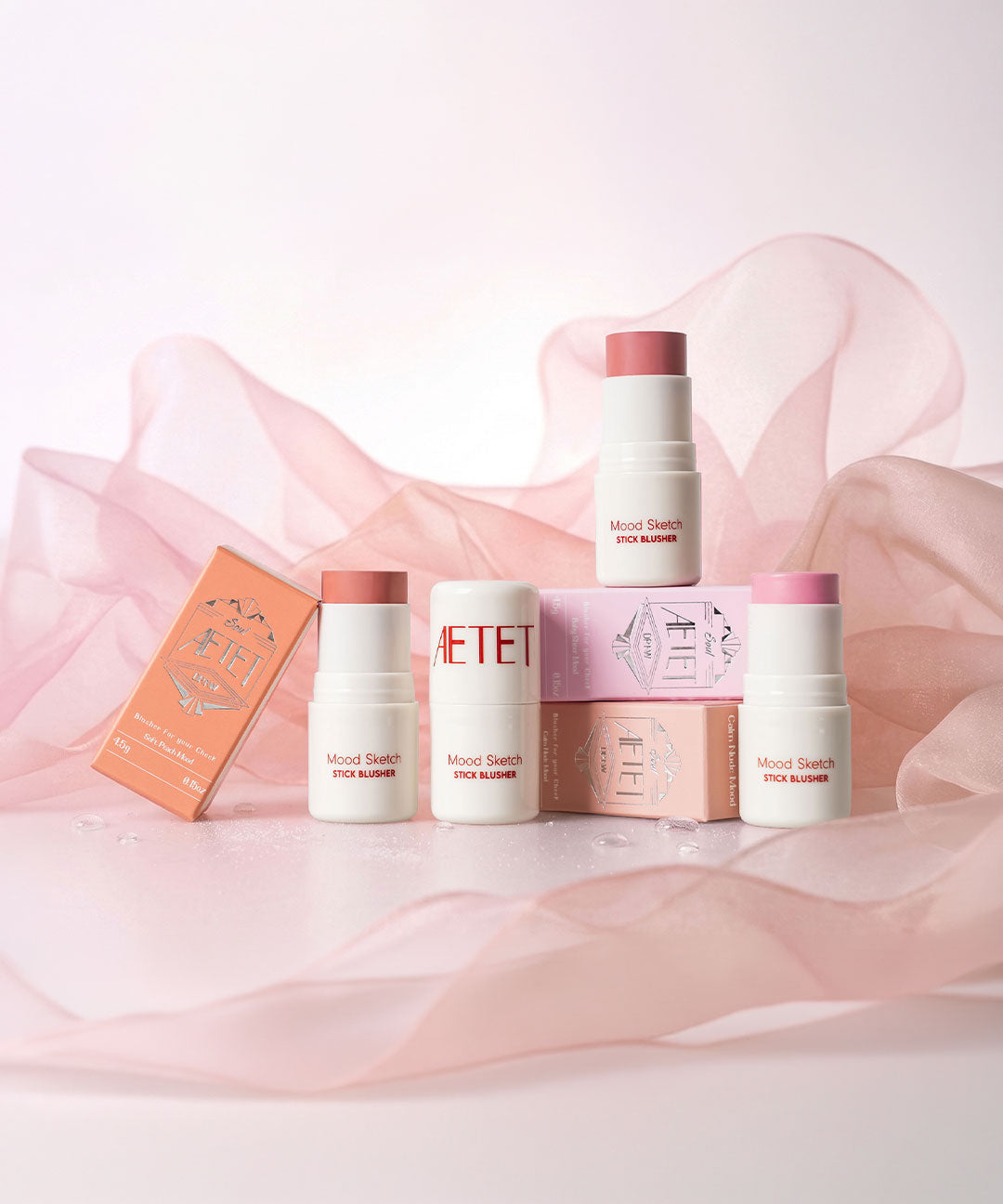 piyonna Idit Mood Sketch Stick Blusher Maquillage Joues Blush