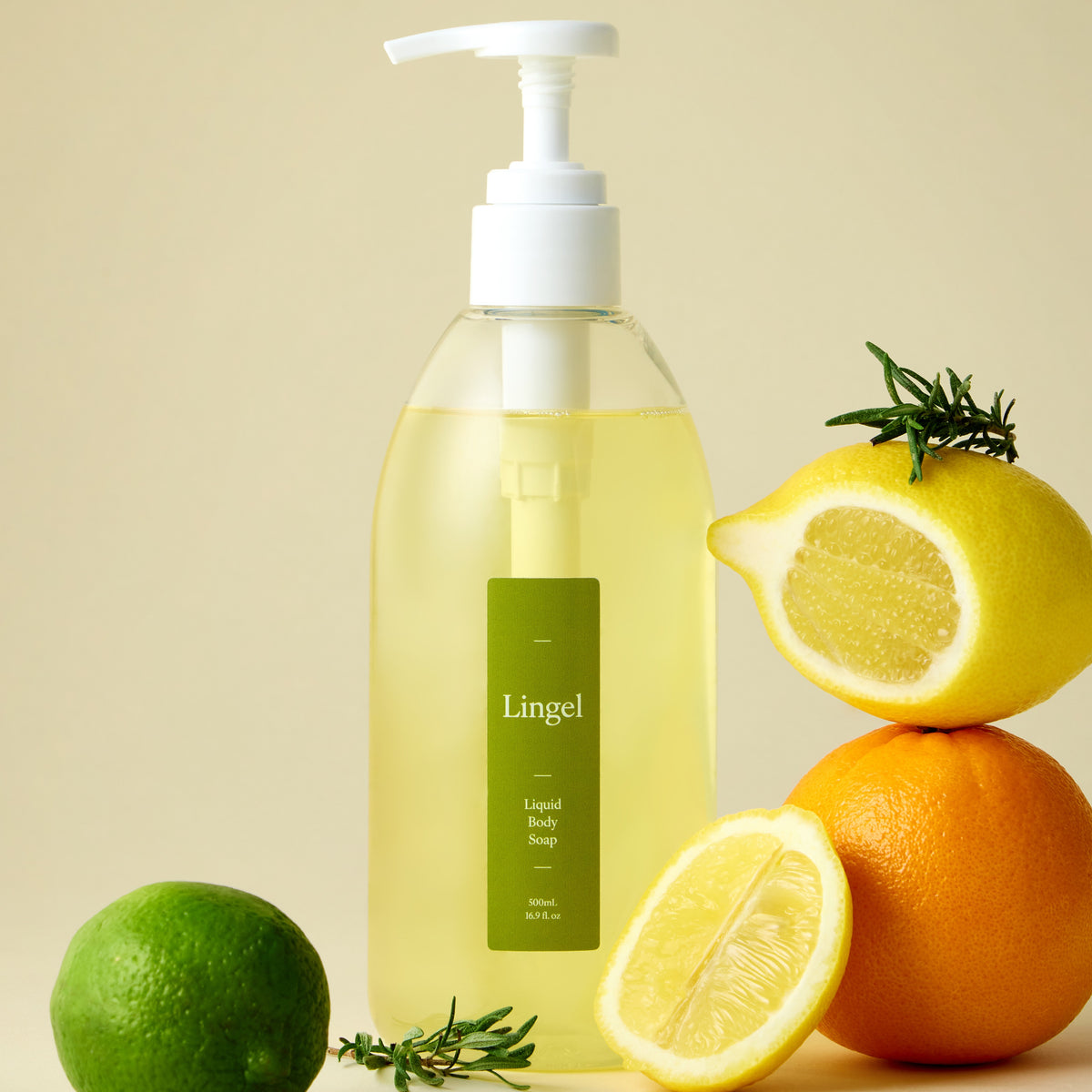 piyonna Gel Douche Parfum Citron Set (500ml + Recharge 500ml) Cheveux & Soins corps Soin du corps Gel douche