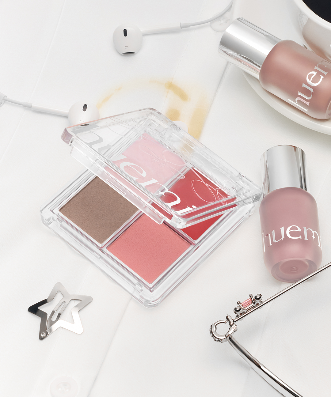 piyonna On The Go Face Palette Maquillage Blush & Contour Blush