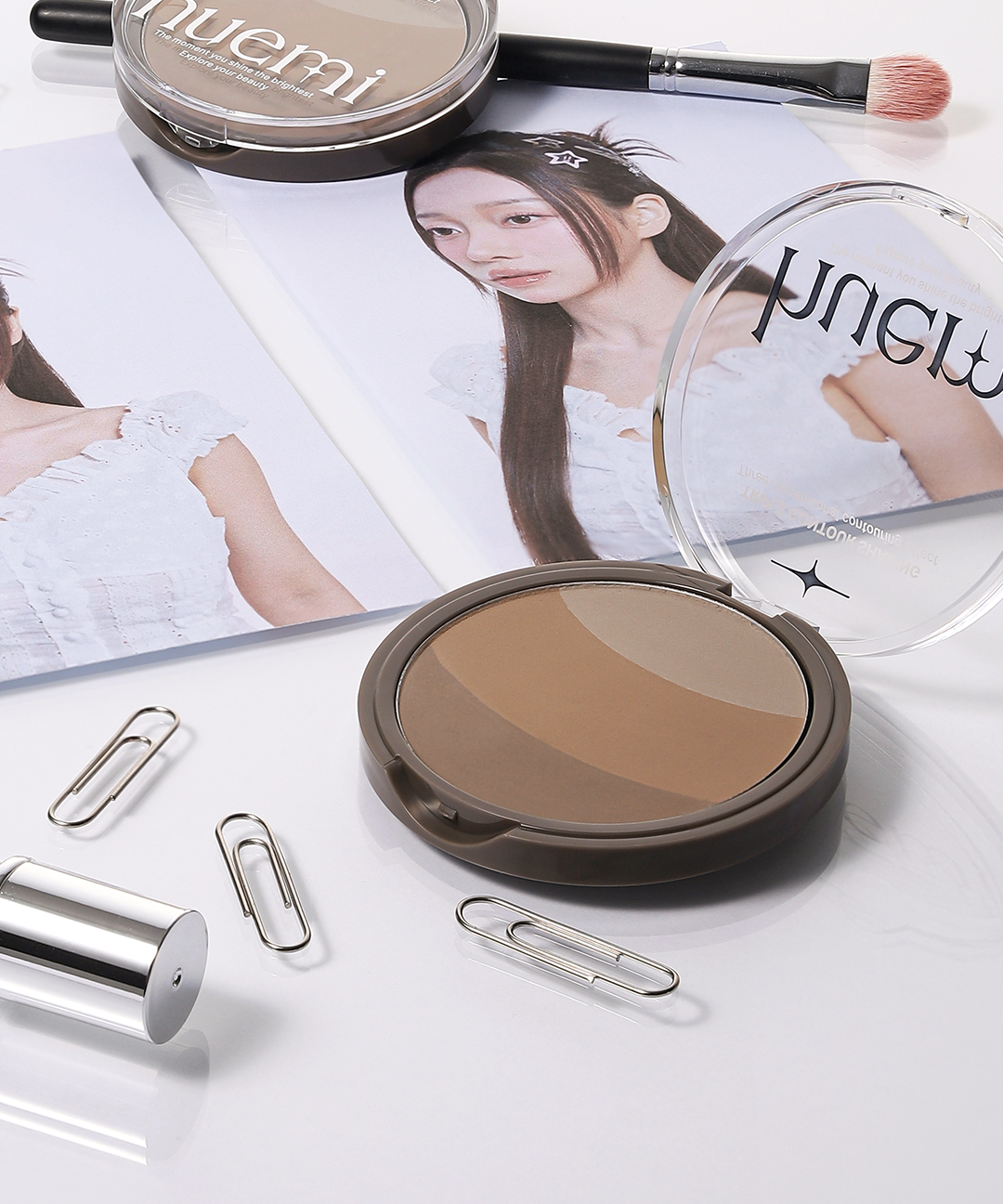 piyonna Triple Contour Shading Maquillage Blush & Contour Contouring