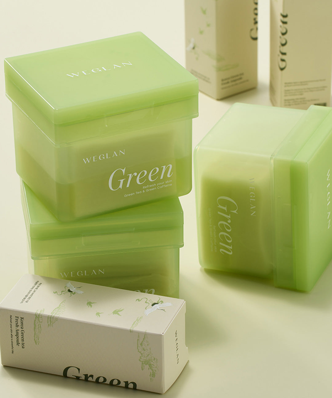 piyonna Green Tifresh Toner Pad 180ml Face Care Toner Toner Pad