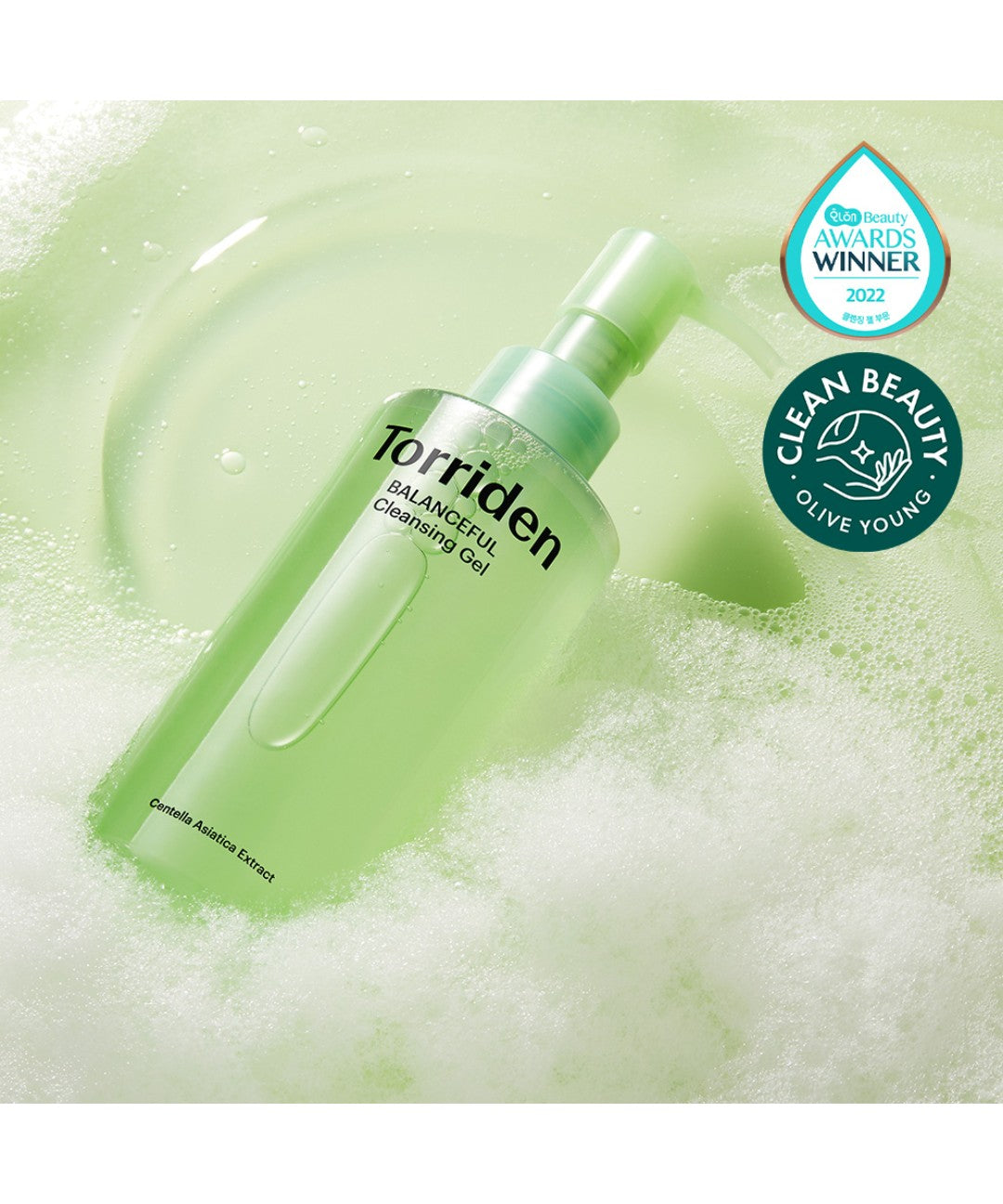 piyonna Torriden BALANCEFUL Cica Cleansing Gel 200ml Soins visage Démaquillage Mousse nettoyante