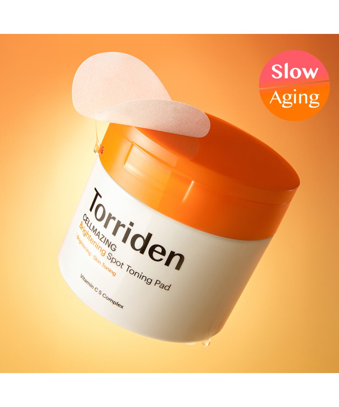 piyonna Torriden CELLMAZING Vita C Brightening Toning Pad 70ea Soins visage Toner Pads tonifiants