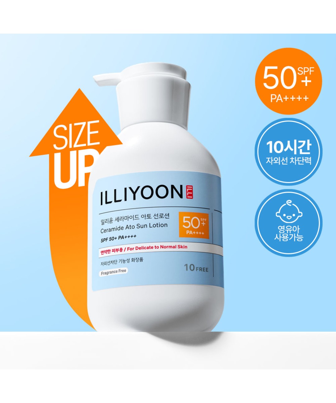piyonna Illiyoon Ceramide Ato Sun Lotion 180ml Solaire Crème solaire