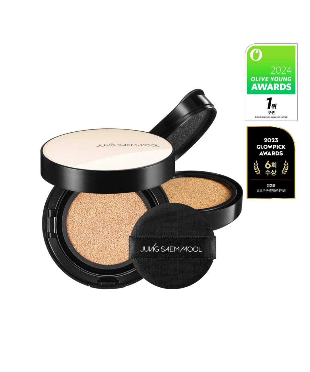 piyonna JUNG SAEM MOOL Essential Skin Nuder Cushion Set Makeup Base Makeup Cushion