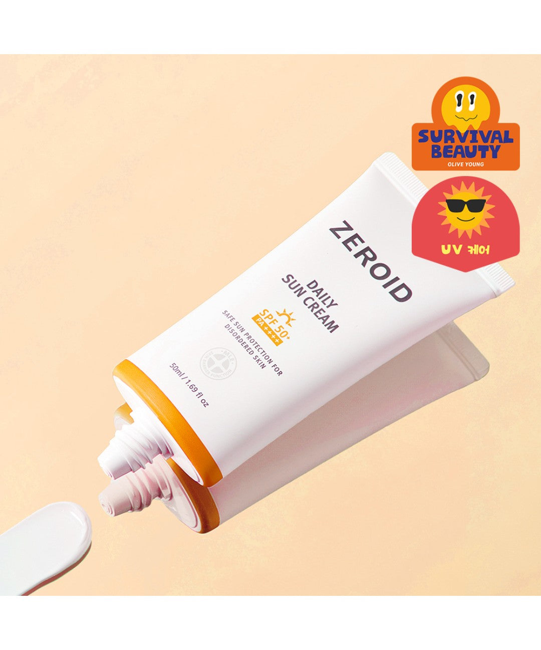 piyonna Zeroid Daily Sun Cream 50ml Solaire Crème solaire