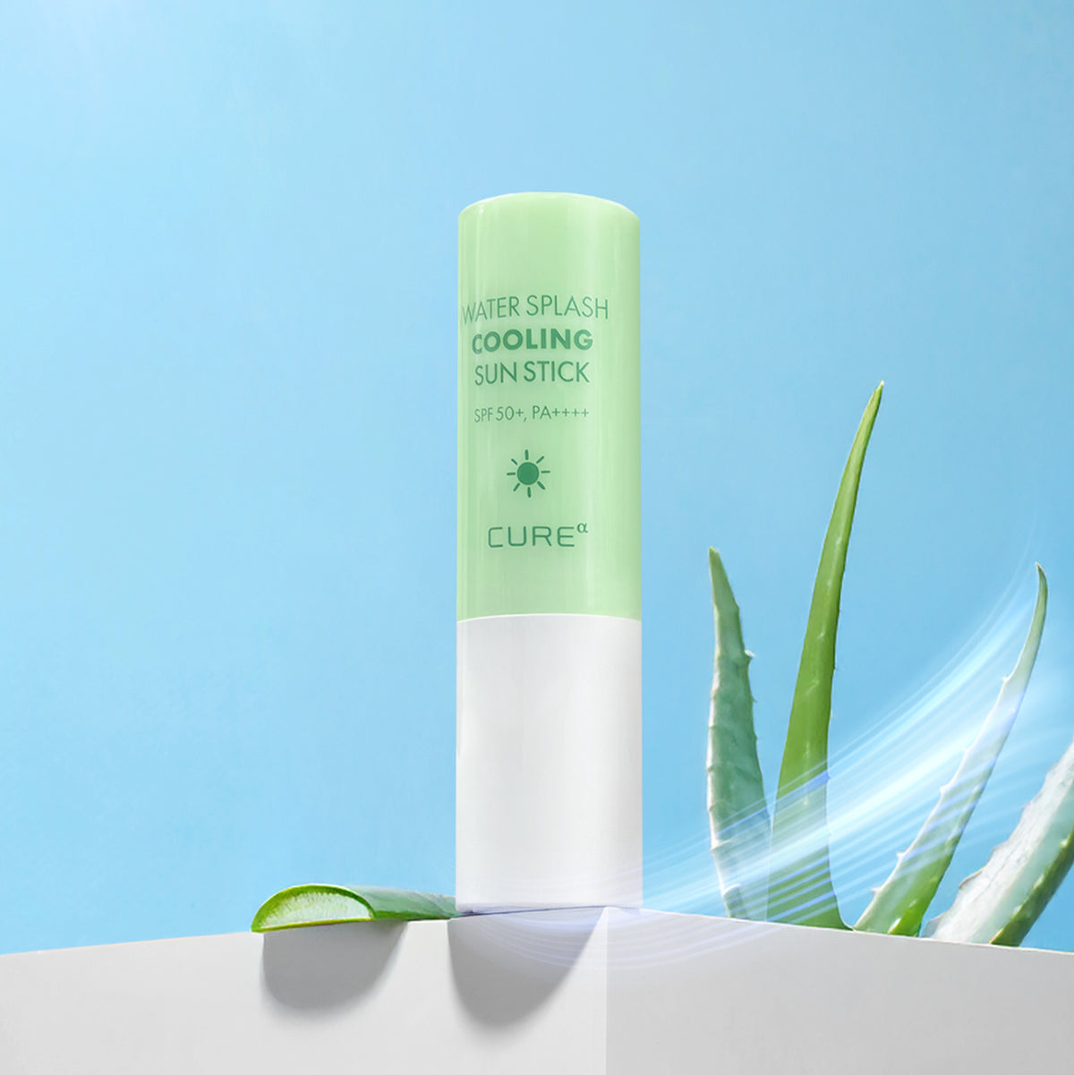 piyonna KIM JEONG MOON ALOE Cure Alpha Water Splash Cooling Sun Stick 11g Solaire Stick solaire